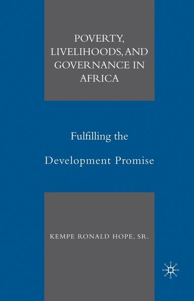 bokomslag Poverty, Livelihoods, and Governance in Africa