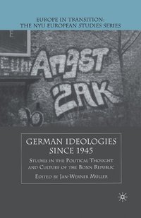 bokomslag German Ideologies Since 1945