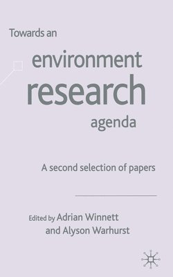 bokomslag Towards an Environment Research Agenda