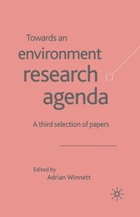bokomslag Towards an Environment Research Agenda