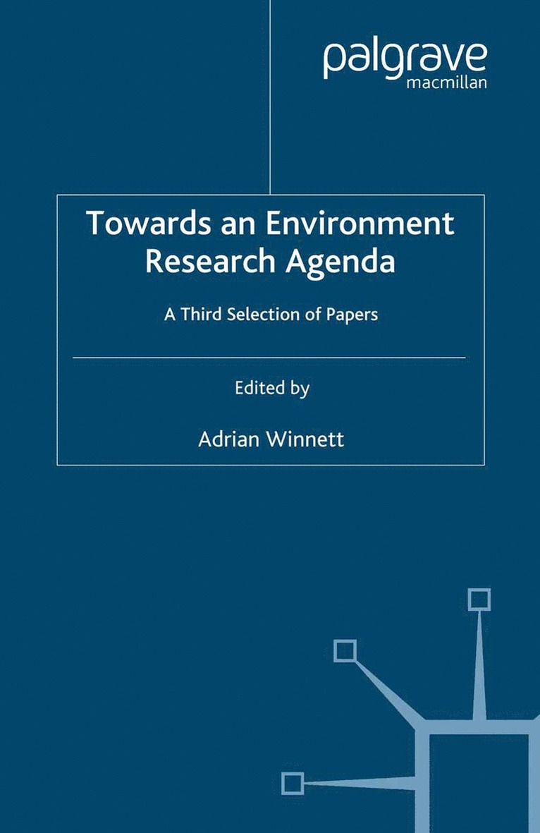 Towards an Environment Research Agenda