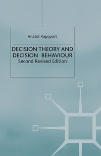 bokomslag Decision Theory and Decision Behaviour
