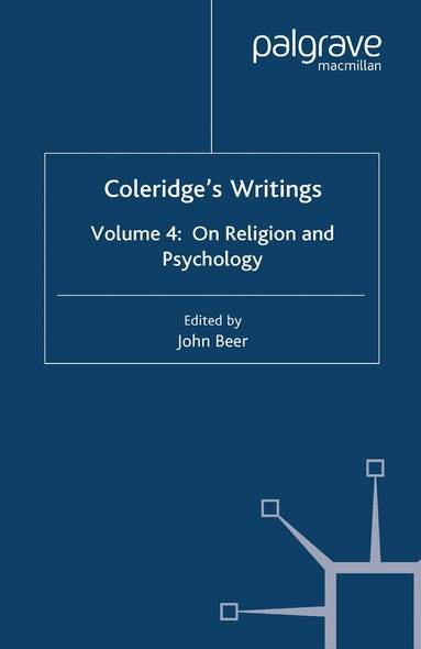 S. Coleridge, J. Beer - On Religion and Psychology, Häftad