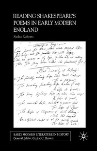 bokomslag Reading Shakespeares Poems in Early Modern England