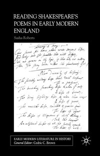 bokomslag Reading Shakespeare's Poems in Early Modern England