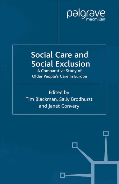 bokomslag Social Care and Social Exclusion