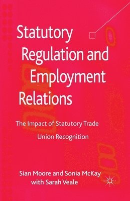 Statutory Regulation and Employment Relations 1