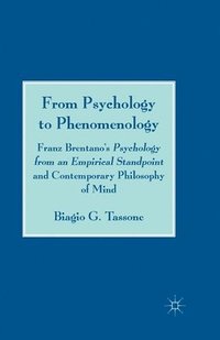 bokomslag From Psychology to Phenomenology