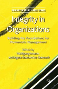 bokomslag Integrity in Organizations