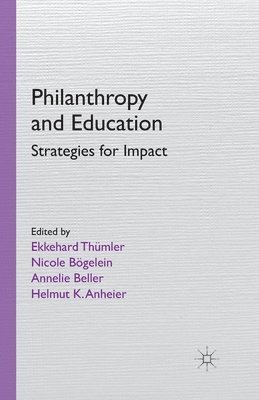 bokomslag Philanthropy and Education