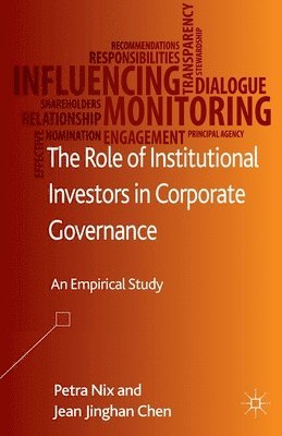 bokomslag The Role of Institutional Investors in Corporate Governance