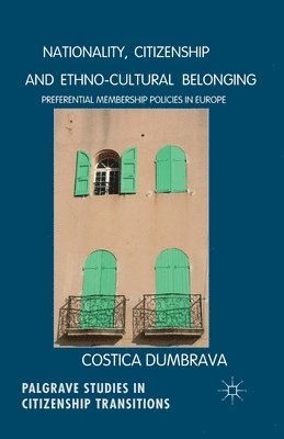 Nationality, Citizenship and Ethno-Cultural Belonging 1