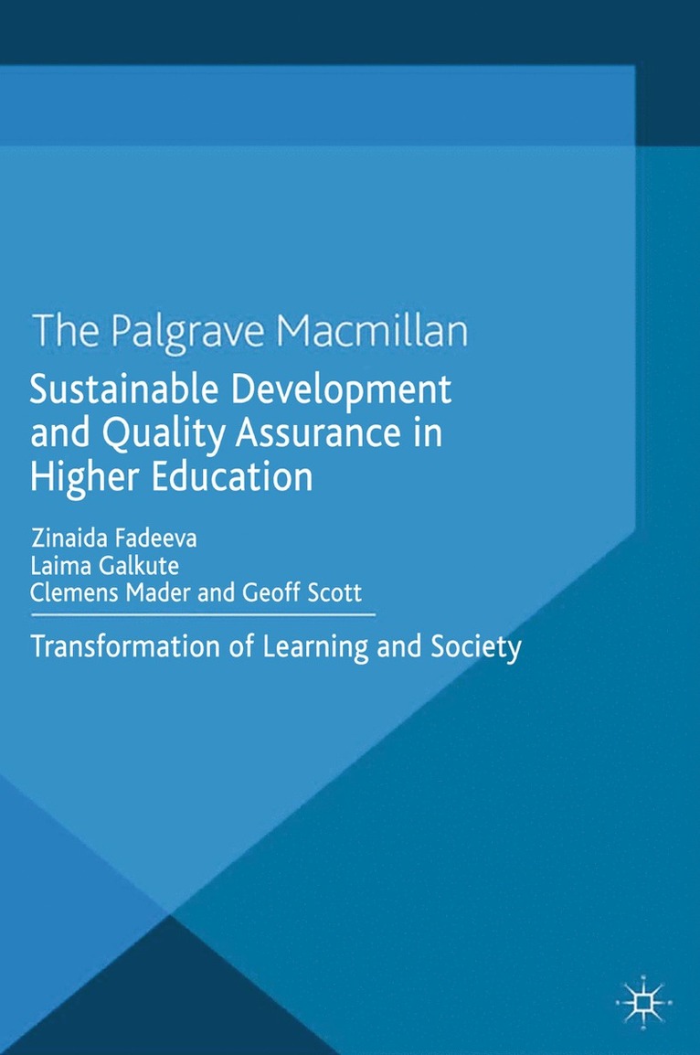 Sustainable Development and Quality Assurance in Higher Education 1