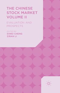 bokomslag The Chinese Stock Market Volume II