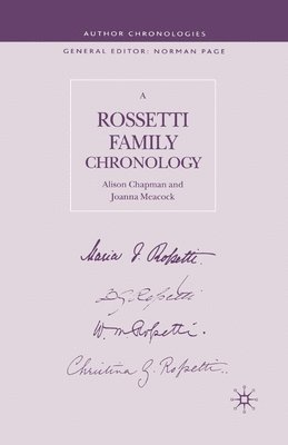 bokomslag A Rossetti Family Chronology