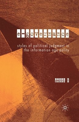 bokomslag E-Governance
