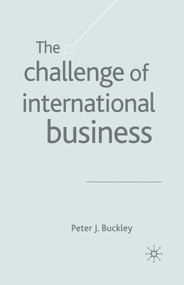 bokomslag The Challenge of International Business