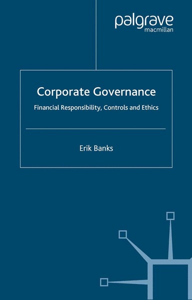 E. Banks - Corporate Governance, Häftad
