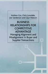 bokomslag Business Relationships for Competitive Advantage