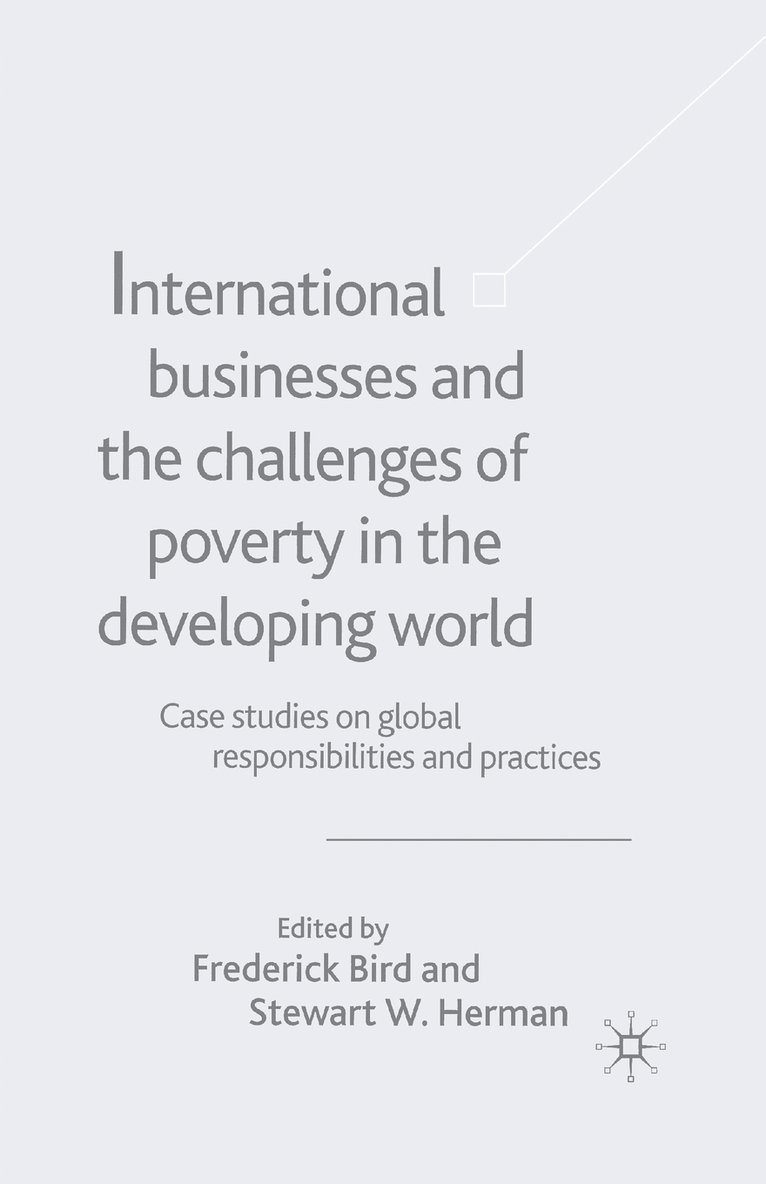 International Businesses and the Challenges of Poverty in the Developing World 1