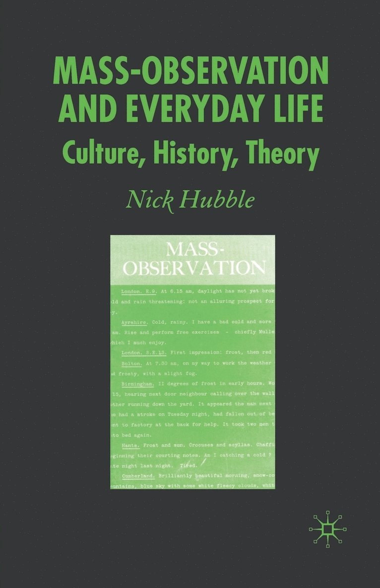 N. Hubble - Mass Observation and Everyday Life, Häftad