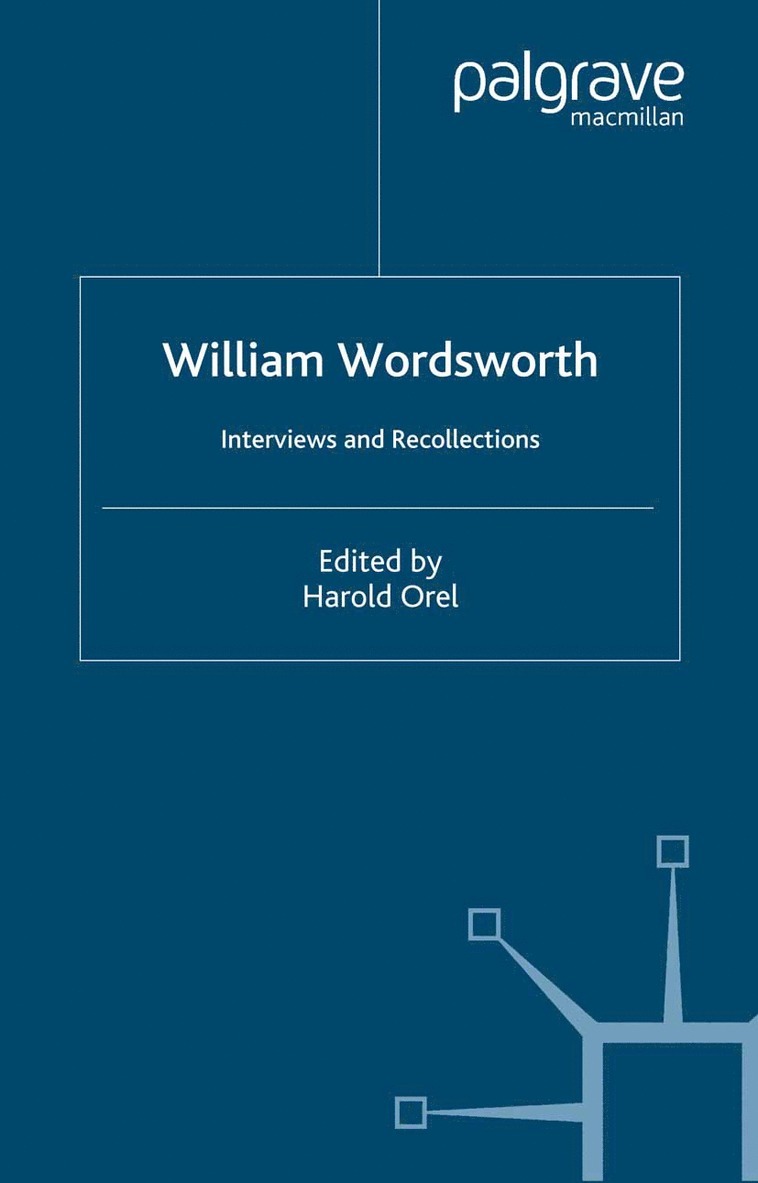 H. Orel - William Wordsworth, Häftad