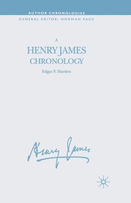 A Henry James Chronology 1