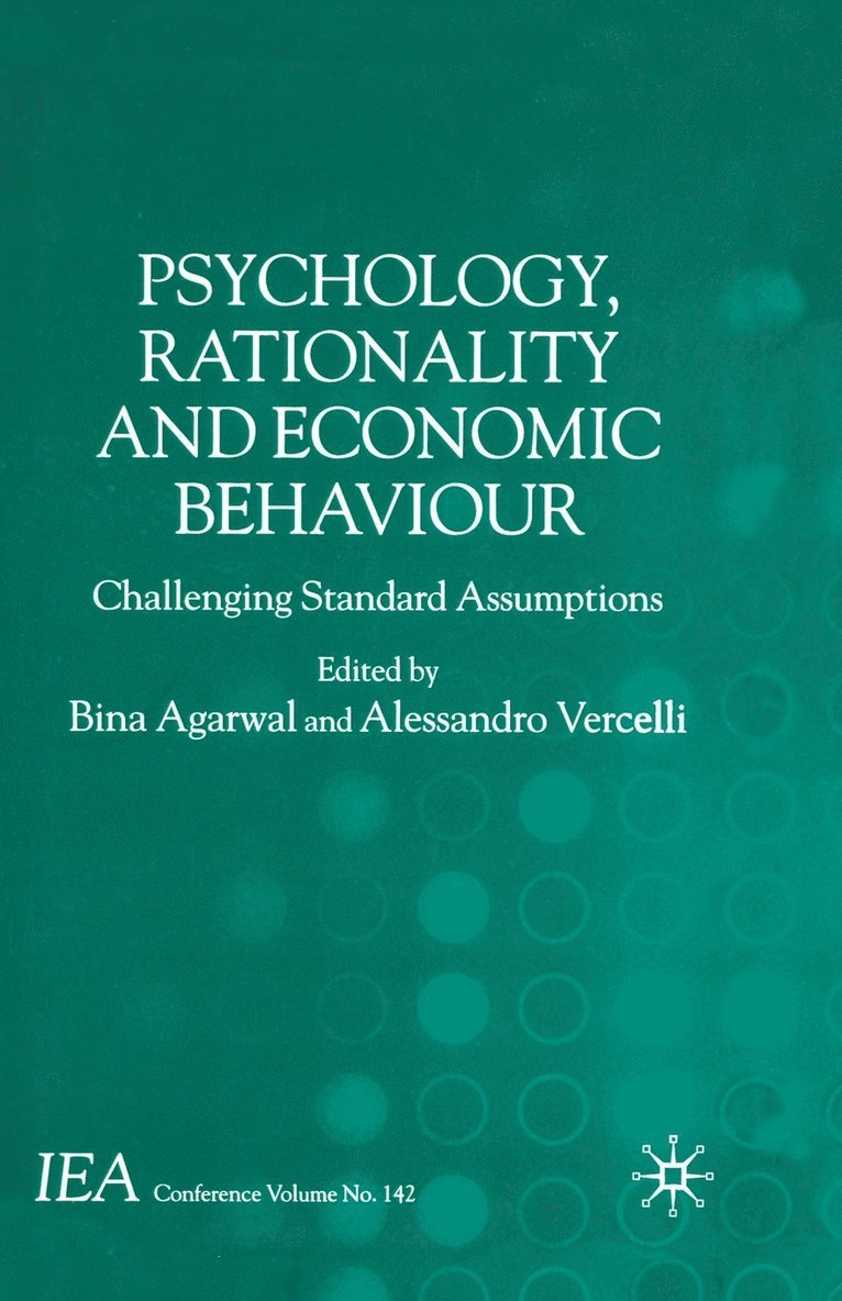 B. Agarwal, A. Vercelli - Psychology, Rationality and Economic Behaviour, Häftad