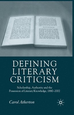 bokomslag Defining Literary Criticism