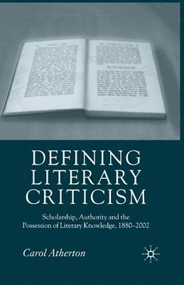 Defining Literary Criticism 1