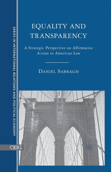 bokomslag Equality and Transparency