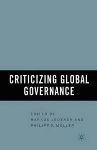 bokomslag Criticizing Global Governance