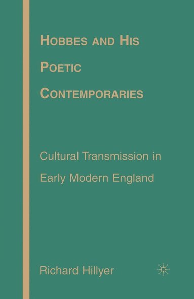 bokomslag Hobbes and His Poetic Contemporaries