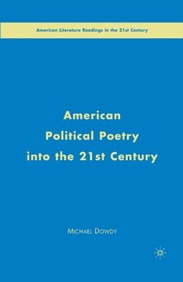 bokomslag American Political Poetry in the 21st Century