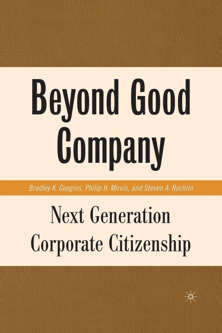 Beyond Good Company 1