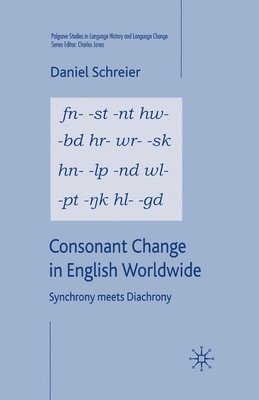 bokomslag Consonant Change in English Worldwide