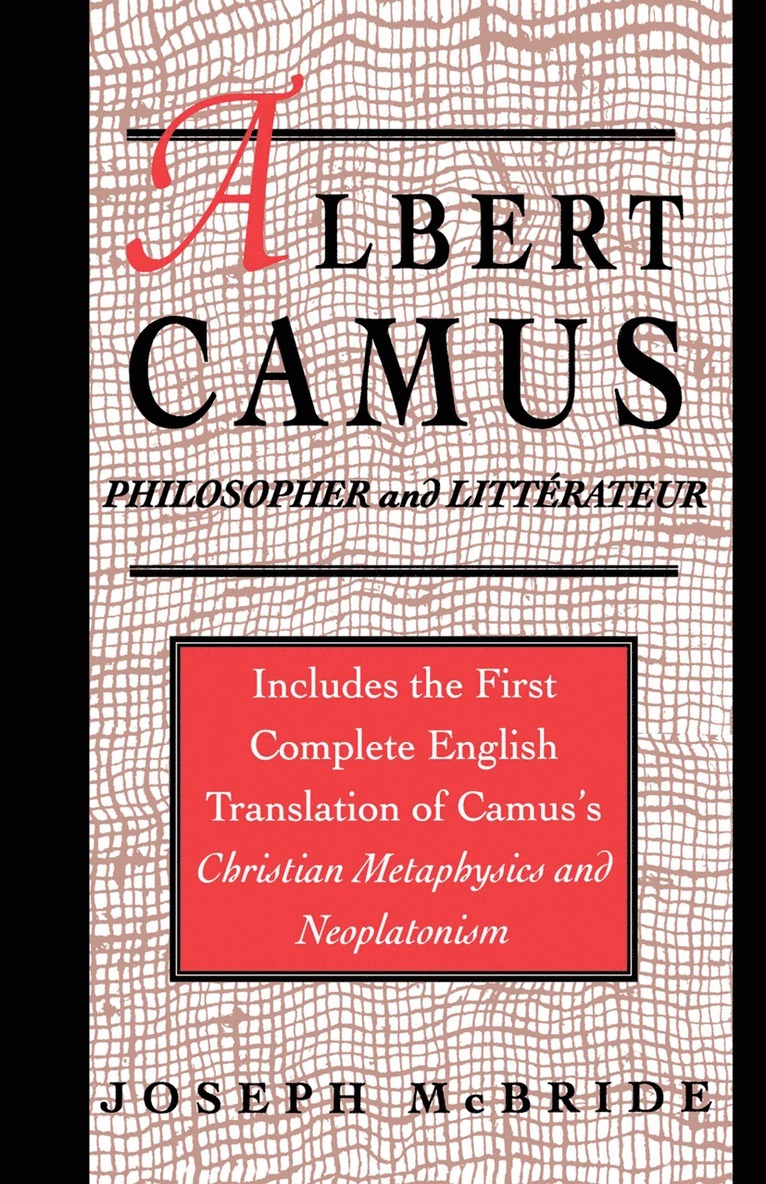 J. McBride - Albert Camus, Häftad