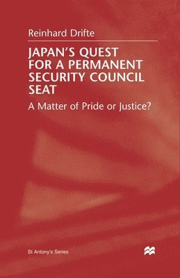 bokomslag Japan's Quest For A Permanent Security Council Seat