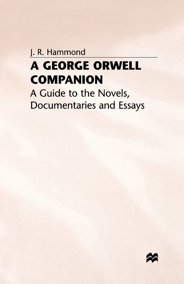 J. Hammond - George Orwell Companion, Häftad