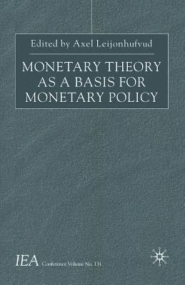 bokomslag Monetary Theory as a Basis for Monetary Policy