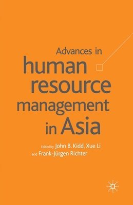 bokomslag Advances in Human Resource Management in Asia