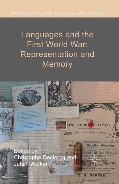Christophe Declercq, Julian Walker - Languages and the First World War: Representation and Memory, Häftad
