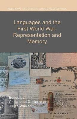 Languages and the First World War: Representation and Memory 1