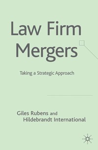 bokomslag Law Firm Mergers