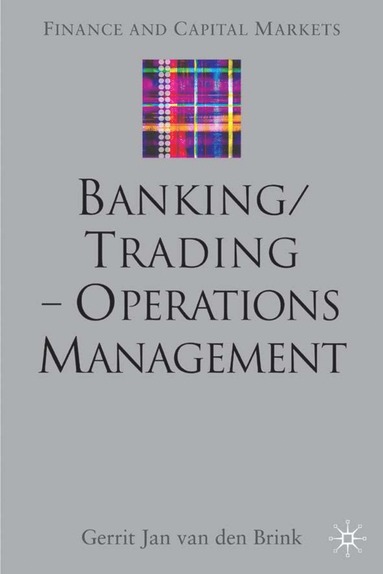 bokomslag Banking/Trading - Operations Management