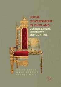 bokomslag Local Government in England