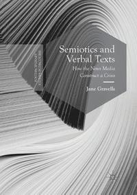 bokomslag Semiotics and Verbal Texts