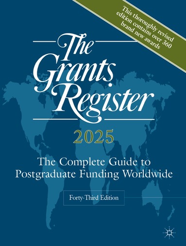 Palgrave Macmillan - Grants Register 2025, Inbunden