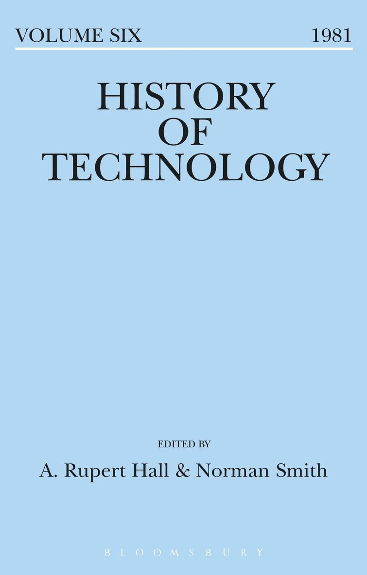 History of Technology Volume 6 1