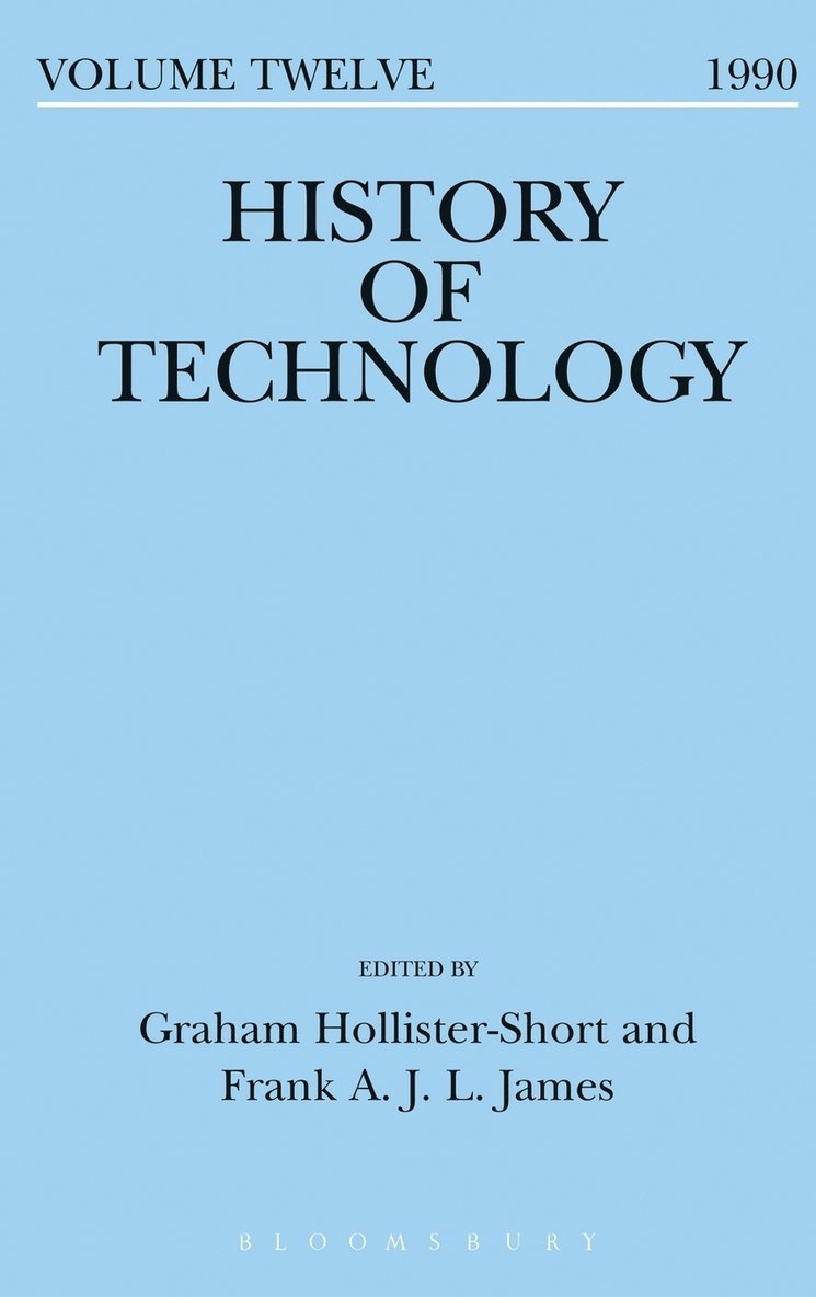 History of Technology Volume 12 1